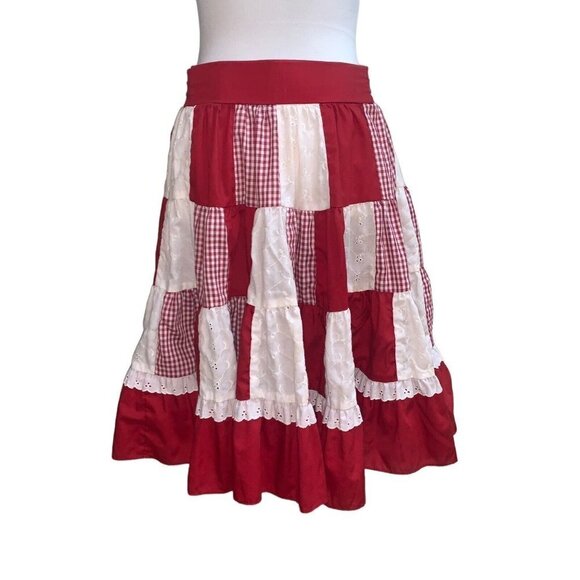 Square Up Fashions Inc. Women's S Small Square Dance Skirt 4-tiered Ruffles - Picture 1 of 8